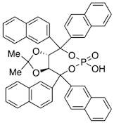 (3aS,8aS)-Tetrahydro-6-hydroxy-2,2-dimethyl-4,4,8,8-tetra-2-naphthalenyl-6-oxide-1,3-dioxolo[4,5-e][1,3,2]dioxaphosphepin, 98%, (99% ee)