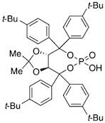 (3aS,8aS)-Tetrahydro-6-hydroxy-2,2-dimethyl-4,4,8,8-tetrakis(4-(tert-butyl)phenyl)-6-oxide-[1,3]dioxolo[4,5-e][1,3,2]dioxaphosphepine, 98%, (99% ee)