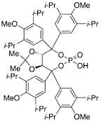 (3aS,8aS)-Tetrahydro-6-hydroxy-2,2-dimethyl-4,4,8,8-tetrakis(3,5-diisopropyl-4-methoxyphenyl)-6-oxide-[1,3]dioxolo[4,5-e][1,3,2]dioxaphosphepine, 98%