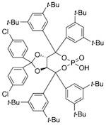 (3aS,8aS)-4,4,8,8-Tetrakis(3,5-di-tert-butylphenyl)-2,2-bis(4-chlorophenyl)-6-hydroxy-tetrahydro-6-oxide-[1,3]dioxolo[4,5-e][1,3,2]dioxaphosphepine, 95%, (99% ee)