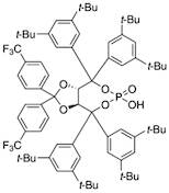 (3aS,8aS)-4,4,8,8-Tetrakis(3,5-di-tert-butylphenyl)-6-hydroxy-2,2-bis(4-(trifluoromethyl)phenyl)tetrahydro-6-oxide-[1,3]dioxolo[4,5-e][1,3,2]dioxaphosphepine, 98%