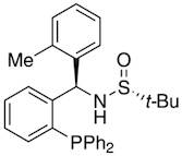 [S(R)]-N-[(R)-(2-Methylphenyl)[2-(diphenylphosphino)phenyl]methyl]-2-methyl-2-propanesulfinamide, 95%