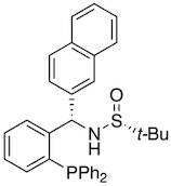 [S(R)]-N-[(S)-[2-(Diphenylphosphino)phenyl](2-naphthalenyl)methyl]-2-methyl-2-propanesulfinamide, …