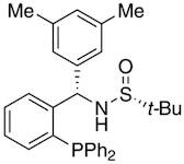 [S(R)]-N-[(S)-(3,5-Dimethylphenyl)[2-(diphenylphosphino)phenyl]methyl]-2-methyl-2-propanesulfinamide, 95%