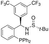[S(R)]-N-[(R)-[3,5-Bis(trifluoromethyl)phenyl][2-(diphenylphosphino)phenyl]methyl]-2-methyl-2-propanesulfinamide, 95%