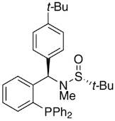 [S(R)]-N-[(R)-(4-(tert-Butyl)phenyl)[2-(diphenylphosphino)phenyl]methyl]-N,2-dimethyl-2-propanesulfinamide, 95%