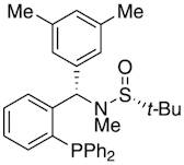 [S(R)]-N-[(S)-(3,5-Dimethylphenyl)[2-(diphenylphosphino)phenyl]methyl]-N,2-dimethyl-2-propanesulfinamide, 95%