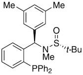 [S(R)]-N-[(R)-(3,5-Dimethylphenyl)[2-(diphenylphosphino)phenyl]methyl]-N,2-dimethyl-2-propanesulfinamide, 95%