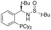 [S(R)]-N-((1R)-1-(2-(Dicyclohexylphosphino)phenyl)-2,2-dimethylpropyl)-2-methyl-2-propanesulfina...