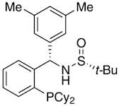 [S(R)]-N-[(S)-(3,5-Dimethylphenyl)[2-(dicyclohexylphosphino)phenyl]methyl]-2-methyl-2-propanesulfinamide, 95%
