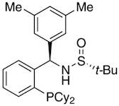 [S(R)]-N-[(R)-(3,5-Dimethylphenyl)[2-(dicyclohexylphosphino)phenyl]methyl]-2-methyl-2-propanesulfinamide, 95%