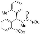 [S(R)]-N-[(R)-(2-Methylphenyl)[2-(dicyclohexylphosphino)phenyl]methyl]-N,2-dimethyl-2-propanesulfi…