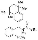 [S(R)]-N-[(S)-[2-(Dicyclohexylphosphino)phenyl](5,6,7,8-tetrahydro-5,5,8,8-tetramethyl-2-naphthalenyl)methyl]-N,2-dimethyl-2-propanesulfinamide, 95%