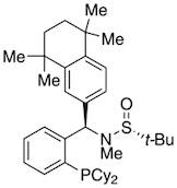 [S(R)]-N-[(R)-[2-(Dicyclohexylphosphino)phenyl](5,6,7,8-tetrahydro-5,5,8,8-tetramethyl-2-naphthalenyl)methyl]-N,2-dimethyl-2-propanesulfinamide, 95%