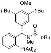 [S(R)]-N-[(S)-[3,5-Bis(1,1-dimethylethyl)-4-methoxyphenyl][2-(diadamantanphosphanyl)phenyl]methyl]-N,2-dimethyl-2-propanesulfinamide, 95%