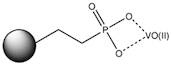 Vanadyl(II) ethyl/butyl phosphonate Silica (PhosphonicS POVO)