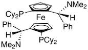(S,S)-(+)-2,2'-Bis[(R)-(N,N-dimethylamino)(phenyl)methyl]-1,1'-bis(dicyclohexylphosphino)ferrocene, min. 97%