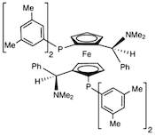 (R,R)-(+)-2,2'-Bis[(S)-(N,N-dimethylamino)(phenyl)methyl]-1,1'-bis(di(3,5-dimethylphenyl)phosphino)ferrocene, min. 97%