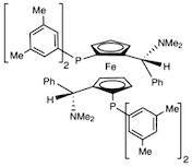 (S,S)-(-)-2,2'-Bis[(R)-(N,N-dimethylamino)(phenyl)methyl]-1,1'-bis(di(3,5-dimethylphenyl)phosphino)ferrocene, min. 97%