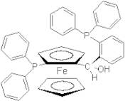 (S)-(-)-[(S)-2-Diphenylphosphinoferrocenyl][2-diphenylphosphinophenyl]methanol, min. 97%