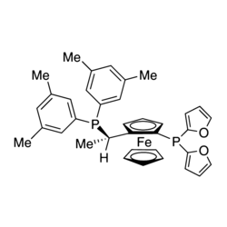 (S)-(+)-1-[(R)-2-(Di-2-furylphosphino)ferrocenyl]ethyldi-3,5-xylylphosphine, min. 97%