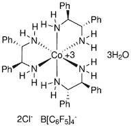 delta-Tris[(1S,2S)-1,2-diphenyl-1,2-ethanediamine]cobalt(III) chloride tetrakis(2,3,4,5,6-pentafluorophenyl)borate trihydrate SKJ-3