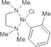 Chloro(2-methylphenyl)(N,N,N',N'-tetramethyl-1,2-ethylenediamine)nickel(II), 99% (contains about 1…