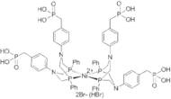 Bis{P,P'-1,5-diphenyl-3,7-bis[(4-hydrogenphosphonate)phenyl]-1,5,3,7-diazadiphosphocine} nickel(II) bromide (hydrogen bromide adduct)
