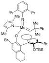 (S)-1-((3,3'-Dibromo-2'-((tert-butyldimethylsilyl)oxy)-5,5',6,6',7,7',8,8'-octahydro-[1,1'-binaphthalen]-2-yl)oxy)-N-(2,6-diisopropylphenyl)-1-(2,5-dimethyl-1H-pyrrol-1-yl)-1-(2-methyl-2-phenylpropylidene)molybdenum (VI) paraffin pellets