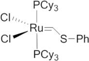 Bis(tricyclohexylphosphine)[(phenylthio)methylene]ruthenium(II) dichloride, min. 97%