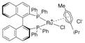 Chloro[(S)-(-)-2,2'-bis(diphenylphosphino)-1,1'-binaphthyl](p-cymene)ruthenium(II) chloride [RuCl(p-cymene)((S)-binap)]Cl