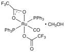 Carbonylbis(trifluoroacetato)bis(triphenylphosphine)ruthenium(II) methanol adduct, min. 98%
