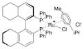 Chloro[(R)-(+)-2,2'-bis(diphenylphosphino)-5,5',6,6',7,7',8,8'-octahydro-1,1'-binaphthyl](p-cymene)ruthenium(II) chloride [RuCl(p-cymene)((R)-H8-binap)]Cl