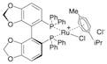 Chloro[(S)-(-)-5,5'-bis(diphenylphosphino)-4,4'-bi-1,3-benzodioxole](p-cymene)ruthenium(II) chloride [RuCl(p-cymene)((S)-segphos®)]Cl