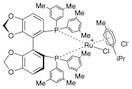 Chloro{(S)-(-)-5,5'-bis[di(3,5-xylyl)phosphino]-4,4'-bi-1,3-benzodioxole}(p-cymene)ruthenium(II) chloride [RuCl(p-cymene)((S)-dm-segphos®)]Cl