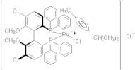 Chloro[(R)-(+)-5,5'-dichloro-6,6'-di­methoxy-2,2'-bis(diphenylphosphino)-1,1'-biphenyl](p-cymene)r…