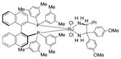 Dichloro{(S)-(-)-2,2'-bis[di(3,5-xylyl)phosphino]-1,1'-binaphthyl}[(2S)-(+)-1,1-bis(4-methoxyphenyl)-3-methyl-1,2-butanediamine]ruthenium(II) RuCl2[(S)-xylbinap][(S)-daipen]