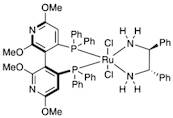 Dichloro[(S)-(-)-2,2',6,6'-tetramethoxy-4,4'-bis(diphenylphosphino)-3,3'-bipyridine][(1S,2S)-(-)-1,2-diphenylethylenediamine]ruthenium(II), min. 95%