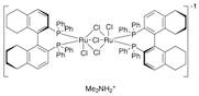 Dimethylammonium dichlorotri(µ-chloro)bis[(R)-(+)-2,2'-bis(diphenylphosphino)-5,5',6,6',7,7',8,8'-octahydro-1,1'-binaphthyl]diruthenate(II) [NH2Me2][{RuCl((R)-H8-binap)}2(µ-Cl)3]