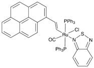 (2,1,3-Benzothiadiazole-κN1)carbonylchloro[(1E)-2-(1-pyrenyl)ethenyl]bis(triphenylphosphine) ruthenium(II), 97%