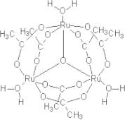 Hexakis[µ-(acetato-O:O')]-triaqua-µ3-oxotriruthenium(III), min. 95% (Ruthenium(III) acetate)