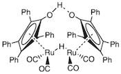 1-Hydroxytetraphenylcyclopentadienyl(tetraphenyl-2,4-cyclopentadien-1-one)-µ-hydrotetracarbonyldiruthenium(II), 98% SHVO'S CATALYST