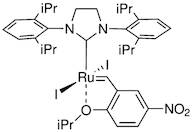 [1,3-Bis(2,6-di-i-propylphenyl)imidazolidin-2-ylidene)(2-i-propoxy-5-nitrobenzylidene) ruthenium(II) diiodide nitro-Grela I2 SIPr