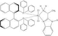 Dichloro[(R)-(+)-2,2'-bis(diphenylphosphino)-1,1'-binaphthyl][(R)-(+)-2-(alpha-methylmethanamine)-1H-benzimidazole]ruthenium(II), min. 95%