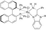 Dichloro[(R)-(+)-2,2'-bis(diphenylphosphino)-1,1'-binaphthyl][(R)-(+)-2-(α-(i-propyl)methanamine)-1H-benzimidazole]ruthenium(II), min. 95%