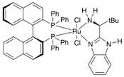 Dichloro[(S)-(-)-2,2'-bis(diphenylphosphino)-1,1'-binaphthyl][(S)-(-)-2-(α-(t-butyl)methanamine)-1H-benzimidazole]ruthenium(II), min. 95%