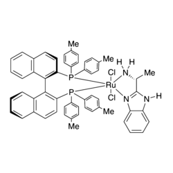 Dichloro[(R)-(+)-2,2'-bis(di-p-tolylphosphino)-1,1'-binaphthyl][(R)-(+)-2-(α-methylmethanamine)-1H-benzimidazole]ruthenium(II), min. 95%