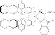 Dichloro[(S)-(-)-2,2'-bis(di-p-tolylphosphino)-1,1'-binaphthyl][(S)-(-)-2-(alpha-(t-butyl) methanamine)-1H-benzimidazole]ruthenium(II)