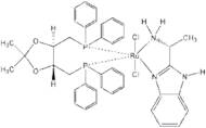 Dichloro[(4R,5R)-(-)-4,5-bis(diphenylphosphinomethyl)-2,2-dimethyl-1,3-dioxolane][(R)-(+)-2-(α-methylmethanamine)-1H-benzimidazole]ruthenium(II), min. 95%