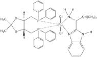 Dichloro[(4R,5R)-(-)-4,5-bis(diphenylphosphinomethyl)-2,2-dimethyl-1,3-dioxolane][(R)-(+)-2-(i-propyl)methanamine)-1H-benzimidazole]ruthenium(II), min. 95%